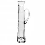 Athena Champagne Jug 19 1/4\ 19.25\ tall
2 pints

Color:  Clear
Material:  Handmade crystal